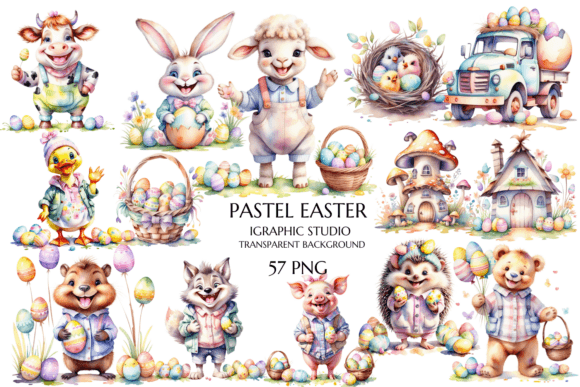 Download Pastel Easter Clipart - Pastel easter Collection