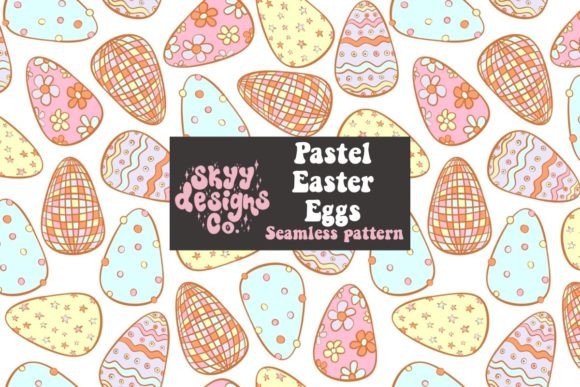 Download Pastel Easter Eggs Seamless Pattern - Pastel easter Collection