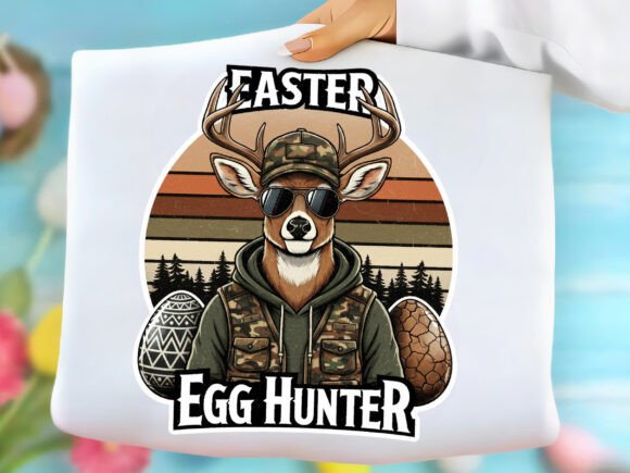 Download Egg Hunter Deer Buck Kids Easter PNG - Kids easter png Collection