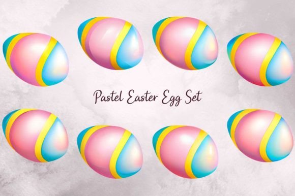 Download Pastel Easter Egg Set - Pastel easter Collection
