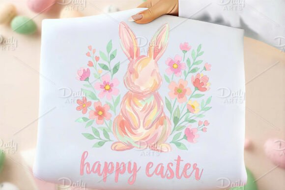 Download Boho Pastel Easter Bunny PNG - Pastel easter Collection