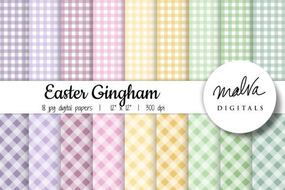 Download Pastel Easter Colors Gingham - Pastel easter Collection